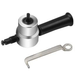 Electric Sheet Metal Cutting Double Head Nibbler Blade Saw Cutter Tool Drill Accessory Machine Punching Shears Modification