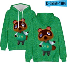 Hoodies men Animal Crossing 3D Sweatshirts Women pullover Cartoon Game Harajuku Funny Student's Hooded Spring/Autumn Tops