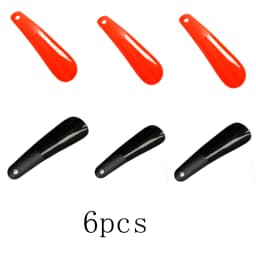 New 16CM Portable Mini Professional Shoe Horn Durable Plastic Spoon Shaped Children Shoe Changing Assistant Flexible Shoe Lifter