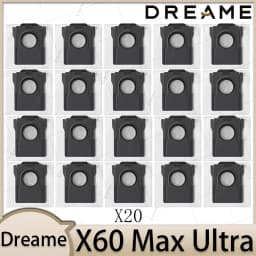 Dreame X60 Max Ultra Accessories Main Side Brush HEPA Filter Mop Cloths Dust Bag Vacuum Cleaner Replacement