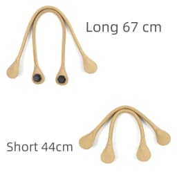 New Long Short Round Solid Color Canvas Fabric Obag Handle Straps for Classic Mini O Bag Accessories