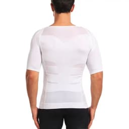Mens Slimming Body Shaper Compression Shirt Tummy Control Slimmer Shapewear Gynecomastia Undershirt Posture Corrector Tops
