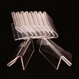 L-Shaped Acrylic Mini Label Stand Logo Display Booth Name Price Card Retail Bread Buffet Acrylic Transparent Price Card