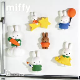 Miffy Rabbit Refrigerator Magnet Balloon Design Series Action Figure Ornaments Figure Doll Model Toys Collect Ornaments