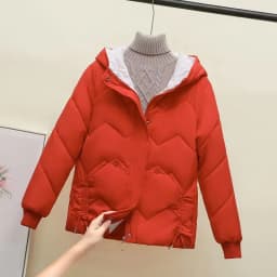 Down Padded Jacket Female 2022 New Women's Short Cotton Coat Women's Korean Version of the Warm Jacket Loose Cotton Jacket Tide