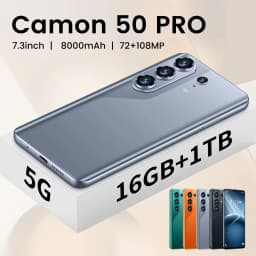 Camon 50 Pro 5G Smartphone 16GB 1TB High Performance 7.3" Screen 108MP Camera 8000mAh Mobile Phone