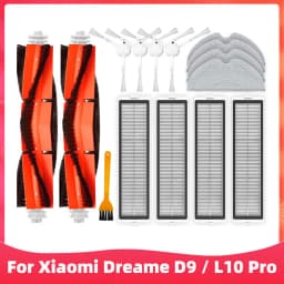 Fit For ( Dreame D9 Max, L10 Pro, D9 Pro, D9 Mistral Pro, Trouver Robot LDS Vacuum-Mop Finder ) Part Brush Mop Filter Water Tank