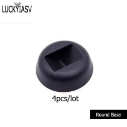 PE Film Black Jewelry Storage Box 3D Packaging Case Gemstone Free Stand Floating Frame Membrane Ring Earrings Necklace Display