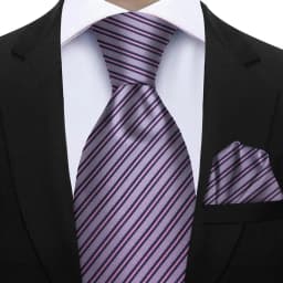 Elegant Ties For Men Gift Fashion Men Tie Set Striped Dot Luxury Necktie Handchief 2 Pcs Business Wedding Suit Accessories