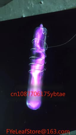 99.999% pure rare luminescent gas element seriesMulti piece sealed glass tube containing