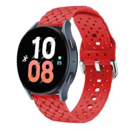 20mm Band for Samsung Galaxy Watch 5-pro-4-Classic/active 2 Sport Silicone Braided bracelet Huawei/Amazfit GTS-3-2-2e-mini strap