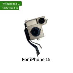 100% Tested Back Rear Camera Module For iPhone 12 13 14 15 16 Pro Max Mini Plus, Main Lens Flex Cable Replacement Repair Part
