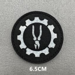 3D Tactical Patches IR Reflective Badge on Backpack Vest Clothing DIY Morale Tactical Badges Hook&Loop Laser Cut Supplies