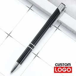 20-200pcs Wholesale Metal Pen Personalized with Your Company Logo PenAdvertising Pen Free Logo Printing Free Design Service