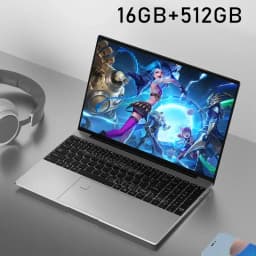 2026 Silver Laptop 15.6-inch Gaming Computer Intel i9-9900 IPS HD Video 16 GB/32GB ddr3 1024GB/2048GB ssd M.2 Windows 11 Notebo