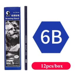 12Pcs/Box Wooden Lead Pencils HB B 2B 3B 4B 5B 6B 7B 8B High-quality Art Draw Specific Graphite Core Sketching Writing