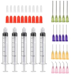 5 Pcs/Set Dispensing Syringe Blunt Needles 5ml Syringes, Needle 14G 15G 18G 20G 21G