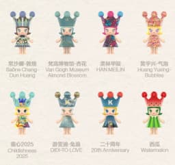POPMART MEGA ROYAL MOLLY 100% Anniversary Series1 Blind Box Mystery Box Guess Bag Toys Doll Cute Anime Figure