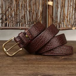 3.8CM Pure Cowhide Genuine Leather for Men High Quality Jeans Needle Buckle Belts Cowboy Waistband Male Fashion BusinessLuxury