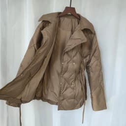 Schinteon Women White Duck Down Double Breasted Jacket Argyle Autumn Winter Outwear Office Lady Turn-down Collar Slim Coat 2026