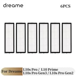 For Dreame L10s Pro Gen 3 / L10s Pro Gen 2 / L10s Pro / L10 Prime Robot Vacuum Spare Parts Main Side Brushes Mop Cloths Filters