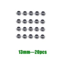 13/14mm Car Key Badge Emblem Replacement Car Key Stickers Fit For Nissan Magnite Qashqai Ariya X-Trail/Rogue Kicks Versa Sentra
