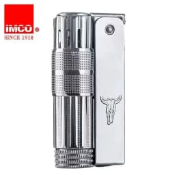 Original IMCO 6700 Retro Stainless Steel Metal Lighter Austrian Gasoline Grinding Wheel Lighter Kerosene Collection with Box