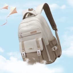 Large Capacity Backpack, 2025 New College Style Women's Casual Backpack, Waterproof Campus Backpack