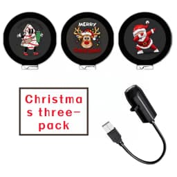USB Projector Light Christmas Elk Santa Claus Night Light Switchable Pattern LED Projector Lamp for Room Ceiling Window Decor