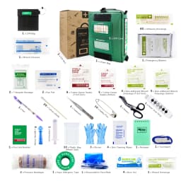 M Molle Professional First Aid Kit Full /Empty Emergency Survival Kit Trauma Bag for Cycling Camping Hiking Travel Outdoor IFAK