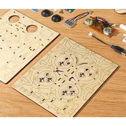 Wooden DIY Rc Drone Kit Assembled Remote Control Flying Toy Electtric Handmade Quadcopters Remote Aircraft Science Gadget