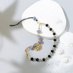 Fashion Acrylic Mobile Phone Chain Five-Pointed Star Pendant Beaded Telephone Lanyard Cellphone Hanging Rope For Women Jewelry