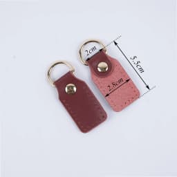 Hand Sewn Genuine Leather DIY Square Head Bag Pieces Replacement Strap Connectors Bag Buckle Accessories
