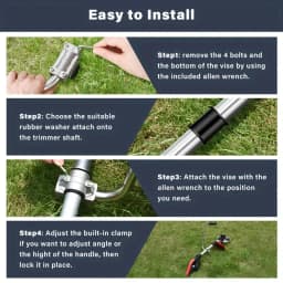 Trimmer Handle - Ergonomic Trimmer Grip Weeder Trimmer Handle Lawn Trimmer Handle for Lawn Care Trimmer Handle for Weed Whacker