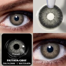 AMARA 1 Pair Colored Contact Lenses for eyes/men Natural Look Fast Delivery BLUE Eye Lenses Gray Contact Green Eye Lenses