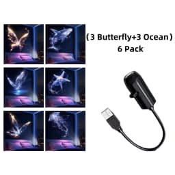 USB Plug in Projection Night Lamp Galaxy Starry Sky Theme Replacement Light Ceiling Decoration Projection Lamp for Home Bedroom