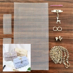 6Pcs Auxiliary Weaving Plastic Mesh Set DIY Weaving Material Helper Making Bag Accessories Net Cover for Handbag Bag Handmade