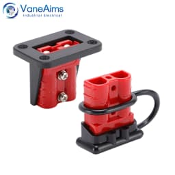 2pcs 50A 120A 175A Battery Power Connector Quick Plug Car Battery Charging Connectors 600V Forklift Electrical Cable Connectors