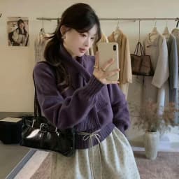 Korean Solid Color Warm Women's Sweater with Scarf Autumn Winter Soft Comfort Pullover Female Lazy Style Round Neck Knitwear