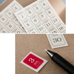 12 Sheets 365 Days Date Stickers For Dairy Journal Agenda Planner Scrapbooking Label 2026 Calendar Sticker Stationery