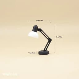 1Pcs 1/12 Miniature Dollhouse Lamp Elegant Design for Bedroom and Toy Decor