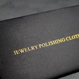 100PCS 10X6.5CM Individual Black Package Silver Polish Cloth Anti Tarnish Jewelry Tools Sterling Silver Polishing Cleaning