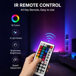 1M-40M Led Strip Lights with 44 Key Remote Control RGB Tape Led Wall Room for Home Bedroom Party Decor TV Backlight