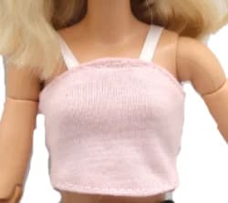 New 30cm 1/6 Doll Suspender Top and Sweatpants Set Daily Wear Accessories Clothes for Barbies Doll