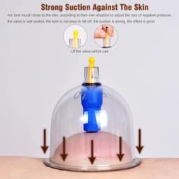 32 Cans Back Vacuum Cupping Device Set Professional Suction Cup Massage Meridian Dredge Vacuum Suction Treatment Cupping Device