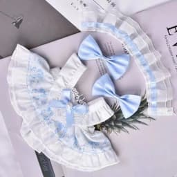 20cm Cotton Doll Clothes, Cute Pattern Maid Dress, Suitable For 18-20cm Plush Toys, Diy Dress-Up Props