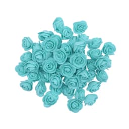 200/100pcs 3cm Foam Teedy Bear Rose Artificial Fake Flower Heads For Home Decor Wedding Birthday Christmas Party DIY Wreath Gift