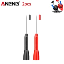 2/4/6pcs Insulation Piercing Needle Pin Non Destructive Multimeter Test Probe 10A 600V for 2/4mm Test Lead Multimeter Test Probe