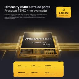 Poco X8 PRO 5G, 512GB/12GB, MediaTek Dimensity 8500-Ultra, Bateria 6500mAh, Câmera 50MP ,Versão Global