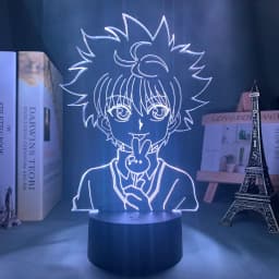 Acrylic 3d Lamp Anime Hunter X Hunter Killua and Gon for Bedroom Decor Nightlight Birthday Gift Led Night Light Manga Hxh Killua